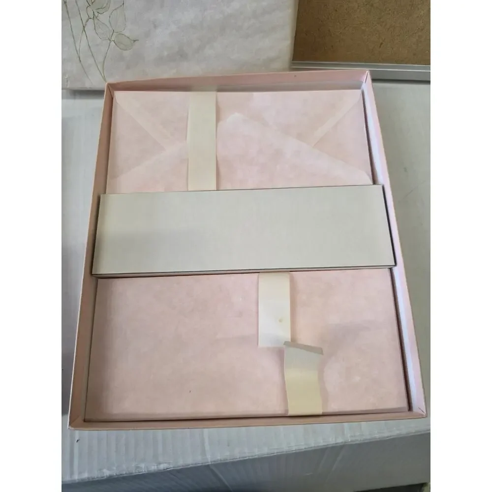 Vintage Eaton's Parfait Rose Stationary Box Set Pink Cottagecore Floral Partial